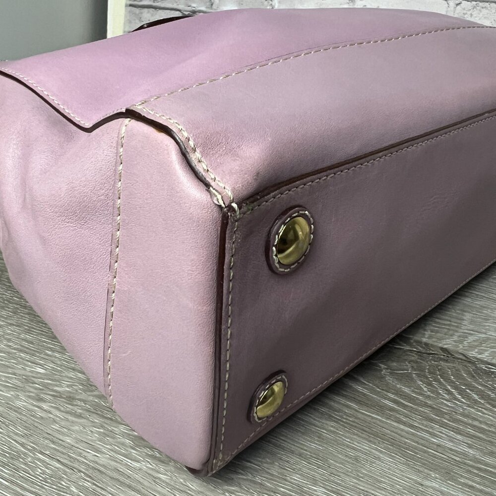 Vintage Y2k Coach Madeline Lilac Handbag Shoulder Bag 2482 - Picture 3 of 6
